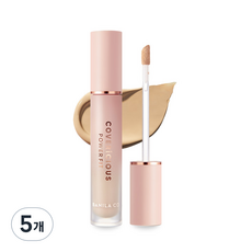 바닐라코 커버리셔스 파워 핏 컨실러 5.5g, 23호 피넛, 5개