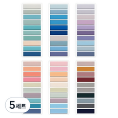 DOnG-A Pms 索引便利貼 混合色 1200張, 5套