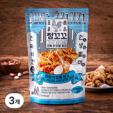 정꼬꼬 진짜 닭껍질 튀김 사우어크림향 & 어니언, 60g, 3개