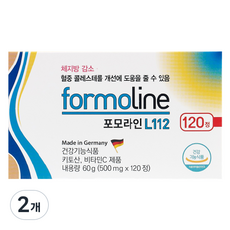 포모라인 L112 체지방 키토산 60g, 120정, 2개
