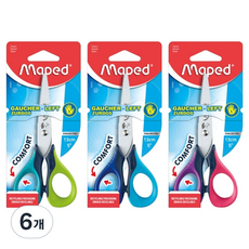 Maped Sensoft 左手專用剪刀 13cm, 6個, 隨機出貨