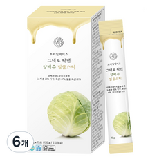 트리밀데이즈 그대로 짜낸 양배추 벌꿀스틱 15p, 150g, 6개