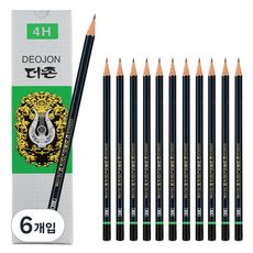 munhwA 더존 4H鉛筆, 混合顏色, 6入