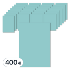 픽딜 깔끔한 색종이 스카이블루 80g, 400개, 1색