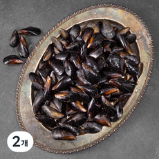남해안 산지직송 생물 홍합 (냉장), 2kg, 2개