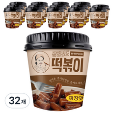 tteokbokki 雙倍年份辣炒年糕 炸醬口味, 110g, 32個