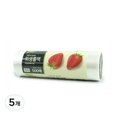 Maygreen 위생롤백, 중(25 x 35 cm), 500개입, 5개