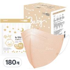 dana Onsum童款舒適C型口罩 KF94 XS號, 30片, 6盒, 淺棕色