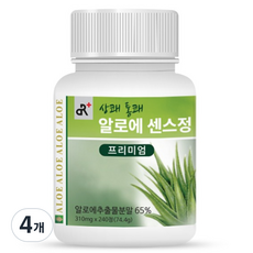 두리농산 상쾌통쾌 알로에 센스정 프리미엄, 74.4g, 4개
