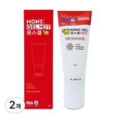 Naeggeu品牌震動按摩器 Mons Gel熱敷霜, 1入, 2個