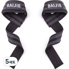 나음다름 미끄럼 방지 손목 보호대 좌 + 우 세트 블랙, 5세트