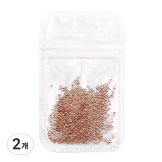 圓形半球飾品鉚釘 1000p, 玫瑰金, 2個