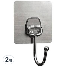 Block Mart不銹鋼多功能掛勾1勾 清洗後可重複使用, 單色, 2個