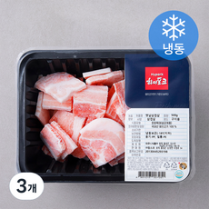 하이포크 옛날삼겹살 구이용 (냉동), 500g, 3개