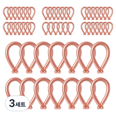 피앤비유니티 요술풍선 50p 세트, 메탈 로즈골드, 3세트