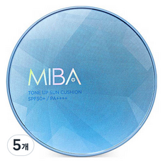 MIBA 離子鈣爐甘石提亮精華王選氣墊 SPF50+ PA++++, 5個, 25g