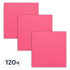 마다꾸미 컬러 골판지, 35 핑크, 120개