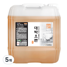 대박오븐 업소용 기름때 클리너 레몬향, 18.75L, 5개