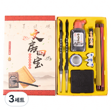 코히모 문방사우 캘리그라피 붓글씨 서예 연습용 10종 세트 3W322, 3세트, 7 x 215 mm