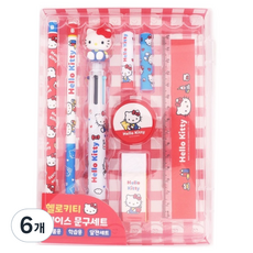 三麗鷗角色文具組, 單一商品, 6個