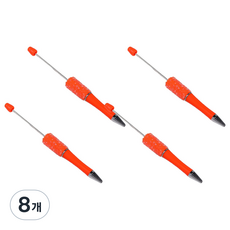 탑피아 DIY 글리터 꾸미기 볼펜 1.0mm, TYPE5, 8개