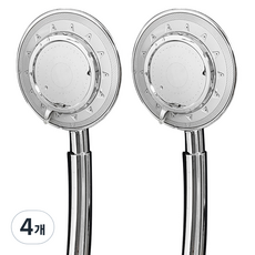 아이언피팅 3기능 마사지 샤워헤드, 4개