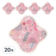 eechae 純棉衛生棉 Pink Koi, 20個, 1入, 護墊