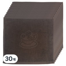 Barista 純棉咖啡廳抹布 棕色, 30個