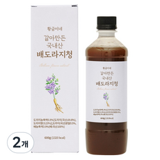 황금이네 국내산 갈아만든 배도라지청, 600g, 1개입, 2개