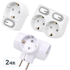 에코파워탭 국산 절전형 L자 1구 + 절전형 L자 2구 + 일반 T자 3구 세트, 2세트