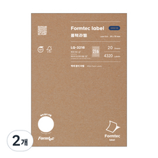 Formtec 分類標示用標籤紙 LQ-3216, 216格, 40個