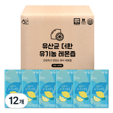 황금이네 유산균 더한 유기농 레몬즙, 200g, 12개