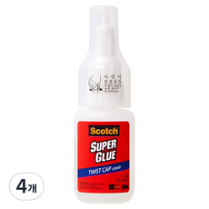 3M Scotch 扭轉式液態瞬間膠 20g AD120, 4個