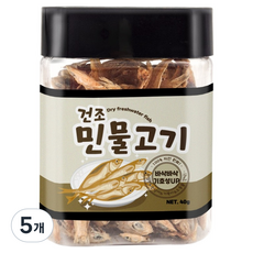 그로비타 건조 민물고기 햄스터 간식, 40g, 5개