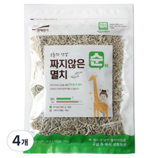 청해명가 짜지않은 멸치 순 어린이용, 130g, 4개