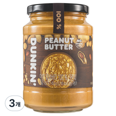 던킨도너츠 피넛버터 크런치, 450g, 3개