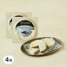 램노스 크랙페퍼 크림치즈, 125g, 4개, 1개입