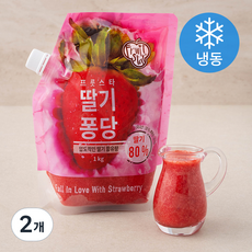 프룻스타 딸기 퐁당 냉동, 1kg, 2개
