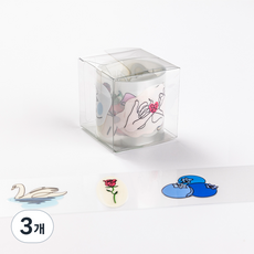 ARDIUM 多功能捲筒貼紙 玻璃杯轉印貼紙 防水貼紙 1.5m, 線條, 3個