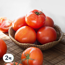 친환경 인증 완숙토마토, 2kg, 2팩