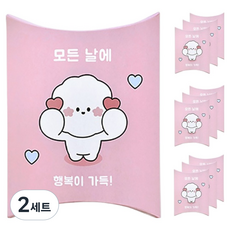 도나와친구들 행복 행운 선물 포장 반달상자 10p 세트, 행복 도나, 2세트