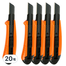 다다 SK5 블랙 고강도 커터칼, 펌킨, 20개