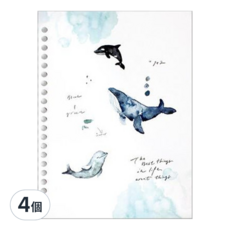 鯨魚 精裝窄版20孔夾 白色 - 辦公文件整理好幫手, 4個