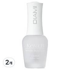다이아미 네일 보호 케라비 케라틴 영양 베이스 코트, 투명, 14ml, 2개