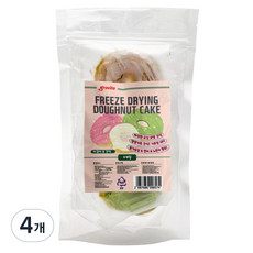 그로비타 반려동물 도넛 케이크 간식 6p, 210g, 4개