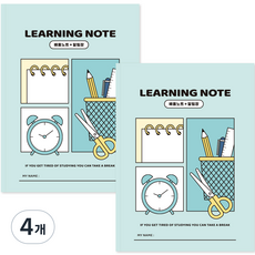 indigokids 小學學校生活學習筆記通知簿 6課, 薄荷, 4個