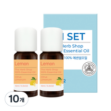 더허브샵 에센셜오일 레몬, 10개, 10ml