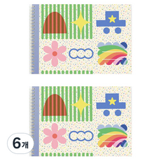 hello moris Kevin 綜合筆記本, 6個, 混合顏色