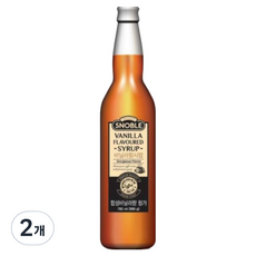 롯데웰푸드 스노블 바닐라향 시럽, 2개, 760ml