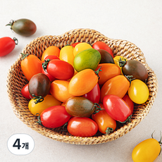 아침의뜰 칼라 대추방울 토마토, 4개, 1kg